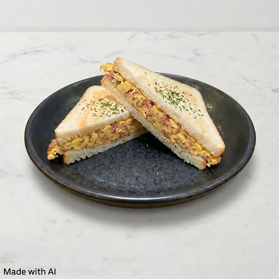 S13 Sandwich with Corned Beef and Egg / 鹹牛肉蛋三文治